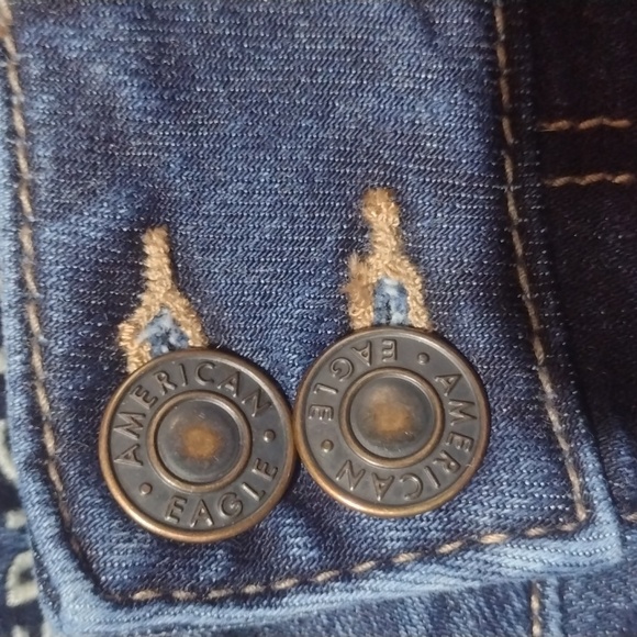 American Eagle Outfitters Deep Blue Boot Cut Jeans - Picture 3 of 12